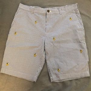 Brooks Brothers seersucker pina colada shorts